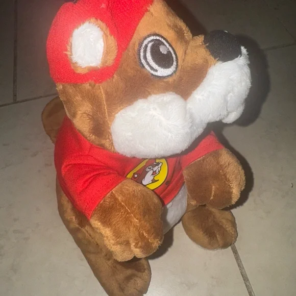 Buc-ees Beaver Mascot 10” Plush With TShirt Bucky Bucees Stuffed Animal Toy - Picture 5 of 8
